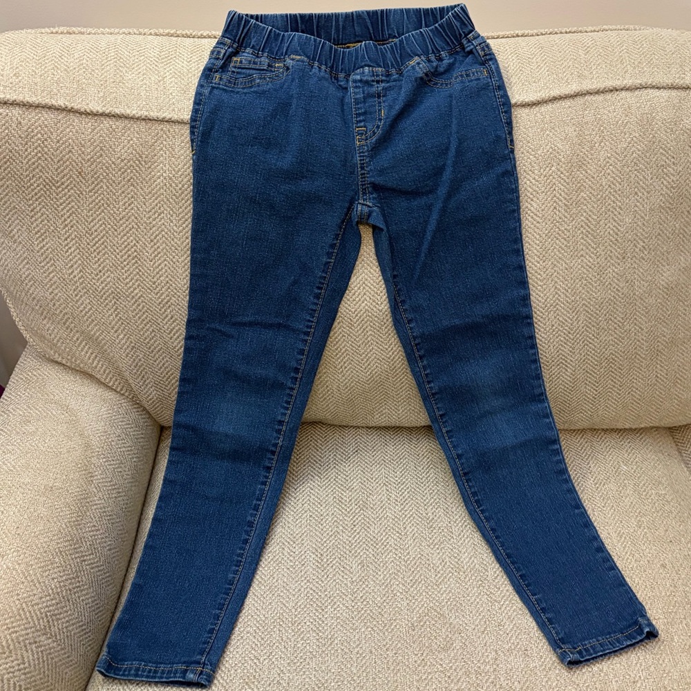 Cat & Jack Girls Navy Blue Stretch Jeggings